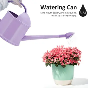 

Large Capacity Watering Can Garden Potted Bottle Small Durable Plastic Water Can Kettle For House Plants Garden Flowers