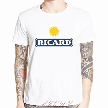 

Men Short Sleeve Tshirt Ricard Unisex T Shirt Men Summer Tshirt Male Casual T-shirts