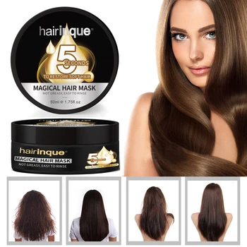 

50ML Hair Care Magical Keratin Hair Treatment Mask 5 Seconds Repairs Damage Hair Root Hair Tonic Keratin Hair & Scalp Treatment