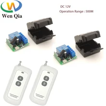 

433MHz Remote Control Switch Lange Range DC12V 1CH Relay Receiver and Transmitter for Electric Door/Signal transmission/ Lamp
