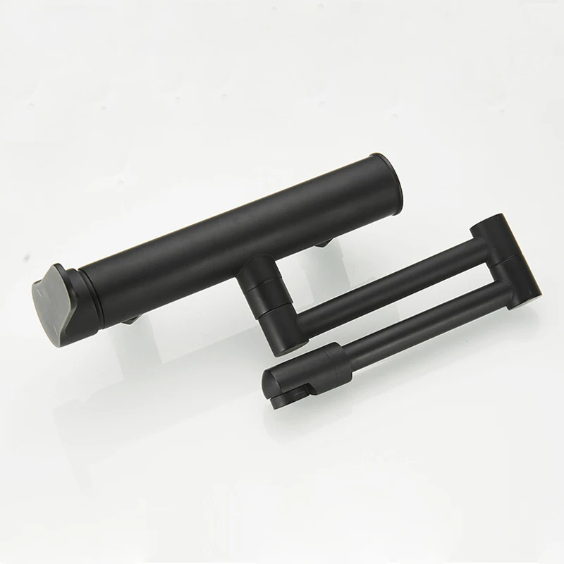 torneira de latao preto fosco para agua quente com montagem na parede 03