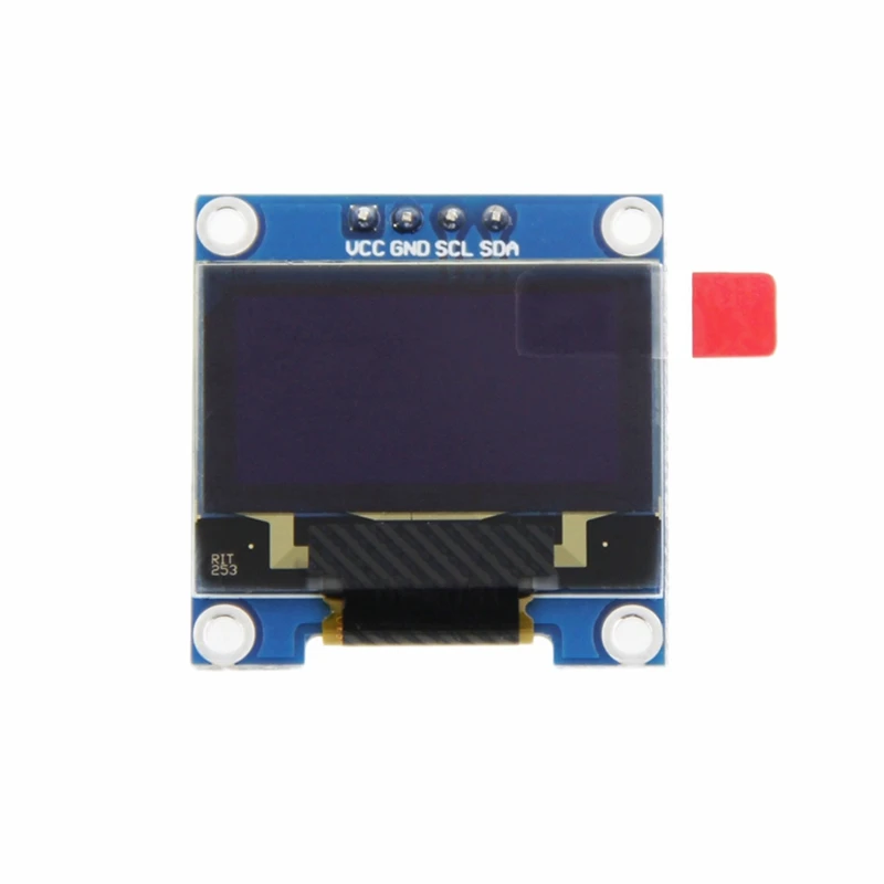 Светодиодный ЖК-дисплей 0 96 дюйма IIC I2C Serial VCC 128X64 O модуль светодиодного дисплея
