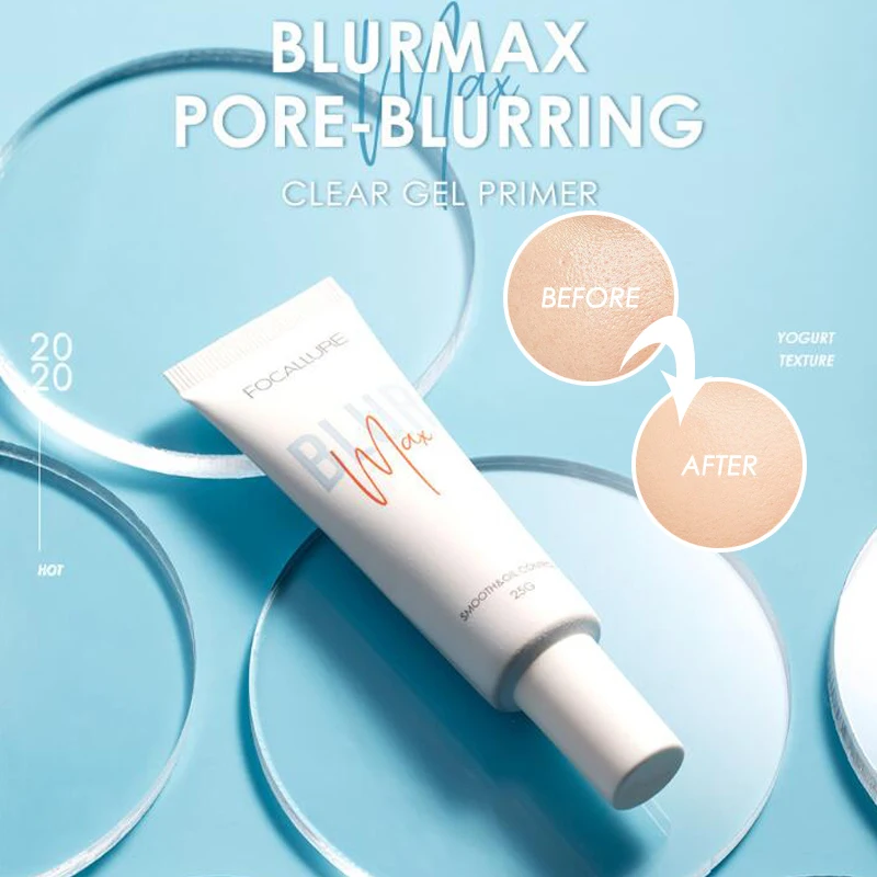 FOCALLURE BLURMAX праймер для минимизации пор профессиональный макияж контроль жирности