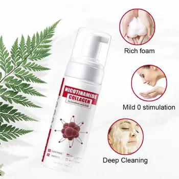 

150ml Colleagen Foaming Mousse Deep Cleansing Face Cleanser Moisturizing Soft Clean Refreshing Skin