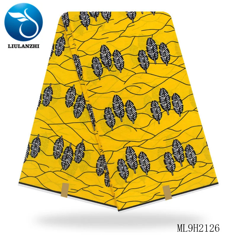 LIULANZHI принты дизайн для шитья Анкара воск 6 ярдов Высокое качество голландский воск ткань печать для платья ткань ML9H2117-30