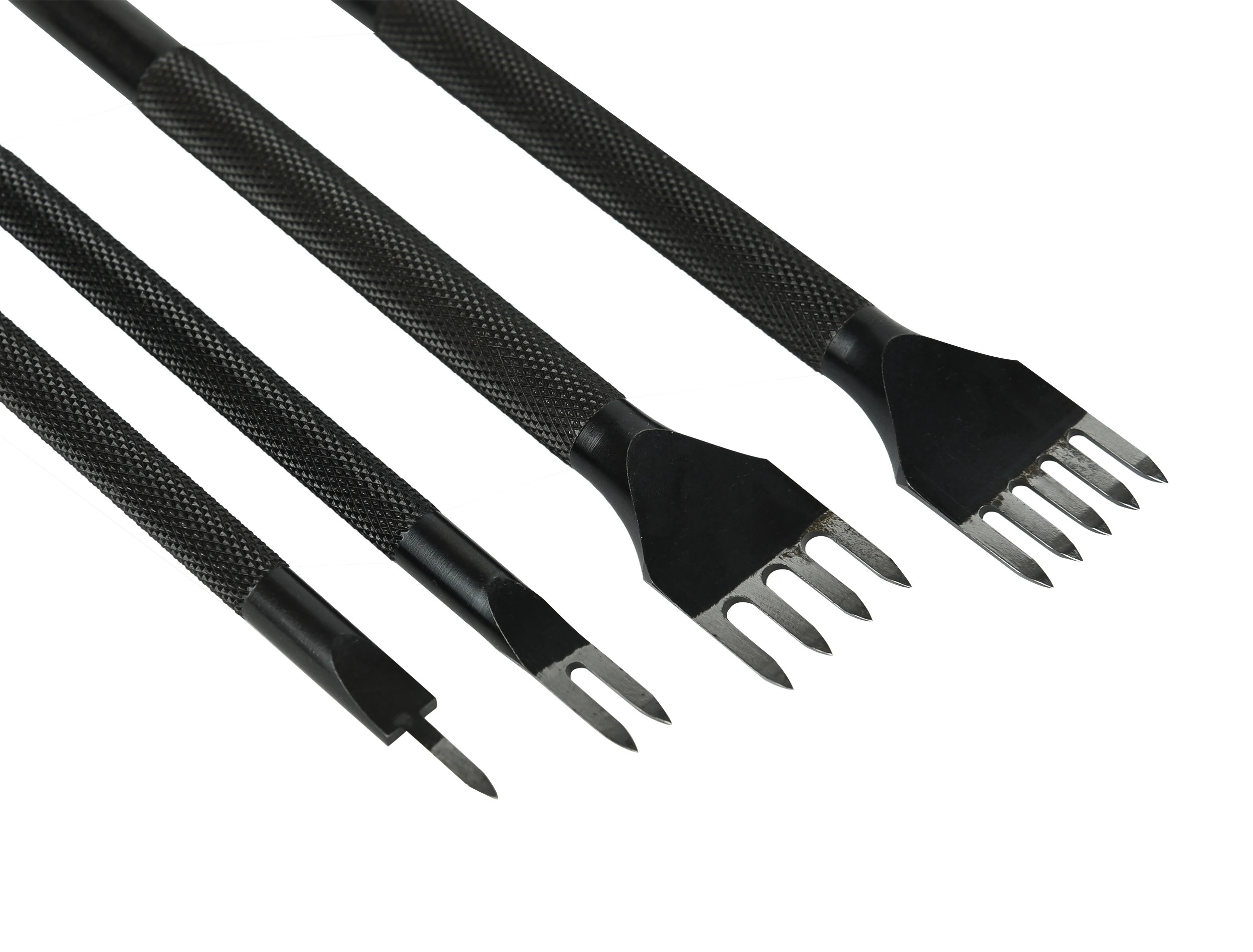 4/5mm Spacing Punch Tool For Leather Hole Punches Tool Lacing Stitching Sewing DIY Leather Craft Tools 1/2/4/5Prong