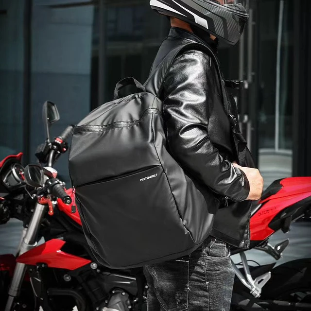 Sac à dos pour casque de moto, sac de sport en plein air, rangement  intégré, design extensible, grande capacité, sac de cyclisme, 20-35L -  AliExpress