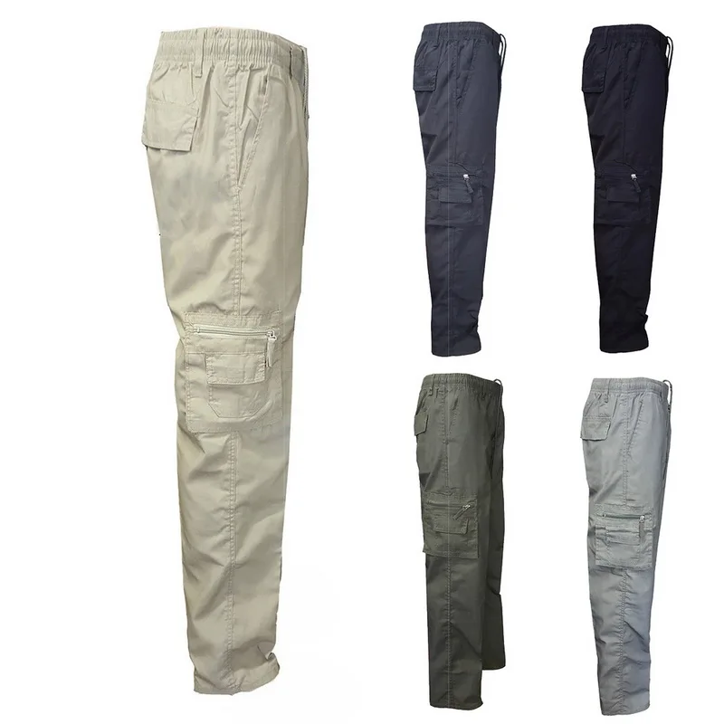 

2019 Mens Camouflage Tactical Cargo Pants Men Joggers Boost Military Casual Cotton Pants Hip Hop Ribbon Male army Trousers M-3Xl