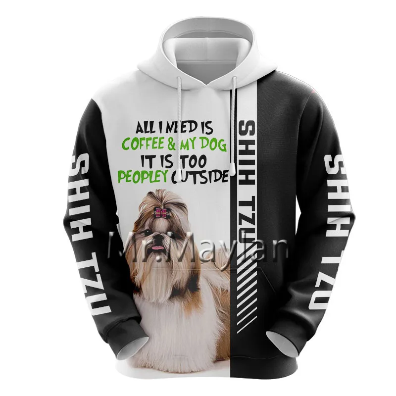 

Cute Pet Dog Shih TZU 3D Printed Jacket Men/Women Harajuku Hoodie Unisex Casual Streetwear Sweatshirt Pullover sudadera hombre