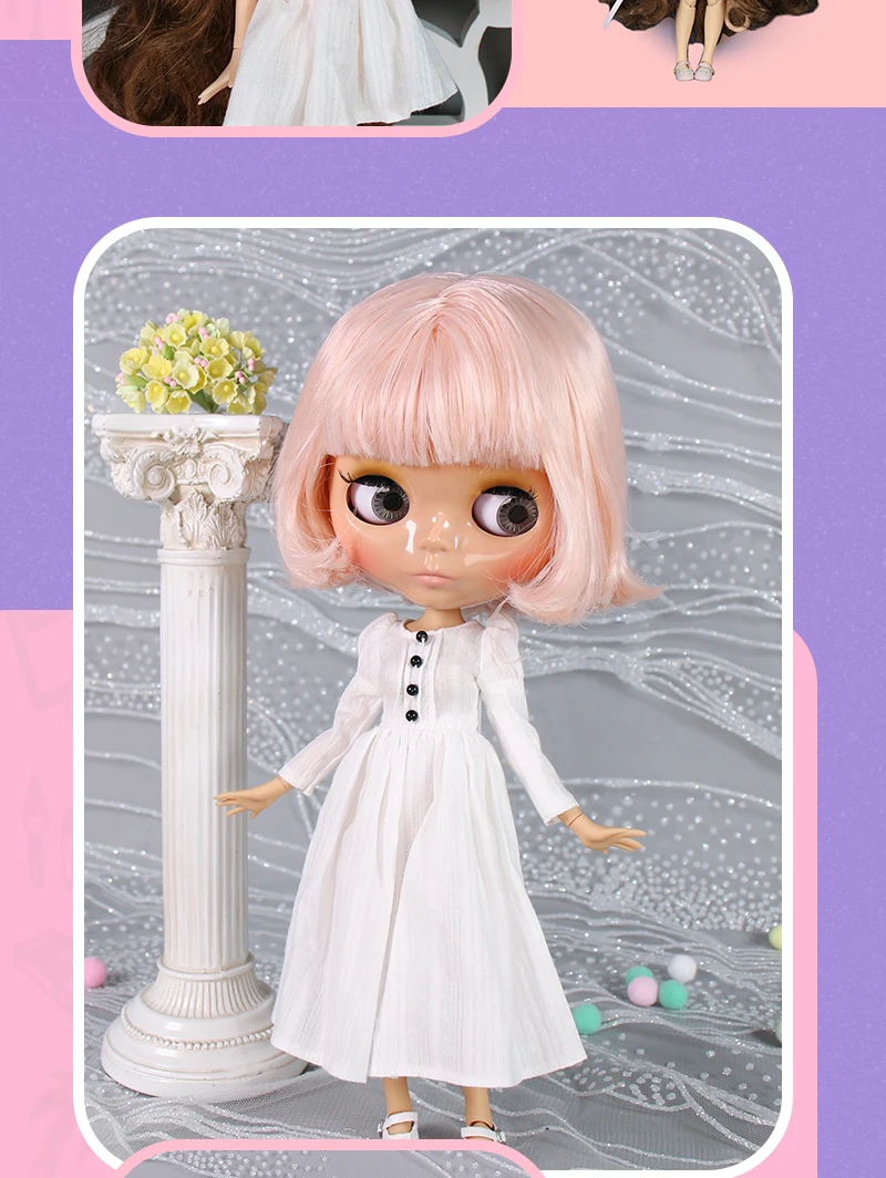 Premium Custom Neo Blythe Doll with Full Outfit 16 Combo Options 26