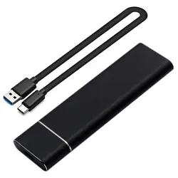 Boîtier pour disque dur usb 3.1 de Type C, M.2 M, 10Gbps 