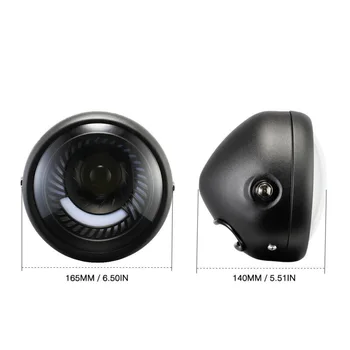 

Car Accessories High Low Beam Plug Socket For Harley Heat Resistance Motorcycle 6.5 Inch