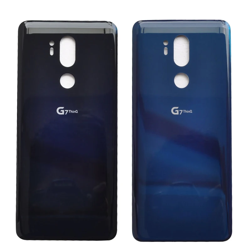 Задний корпус для LG G7 ThinQ + G710 G710EM новый стеклянный задний крышка батареи с