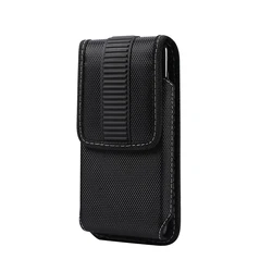 FULAIKATE Custodia in Pelle Premium per Telefono da Uomo - Borsa da Appendere in Vita Resistente