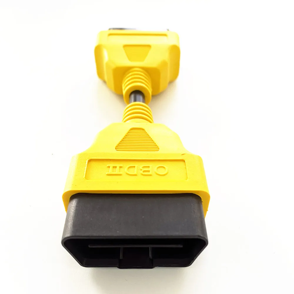 Obd2 Connector Obd2 Extension Cable Obd2 Cable OBD2 16Pin Extension Cable adapter 13cm/30cm 16 Pin Male to Female OBDII yellow Extension Cable Connector