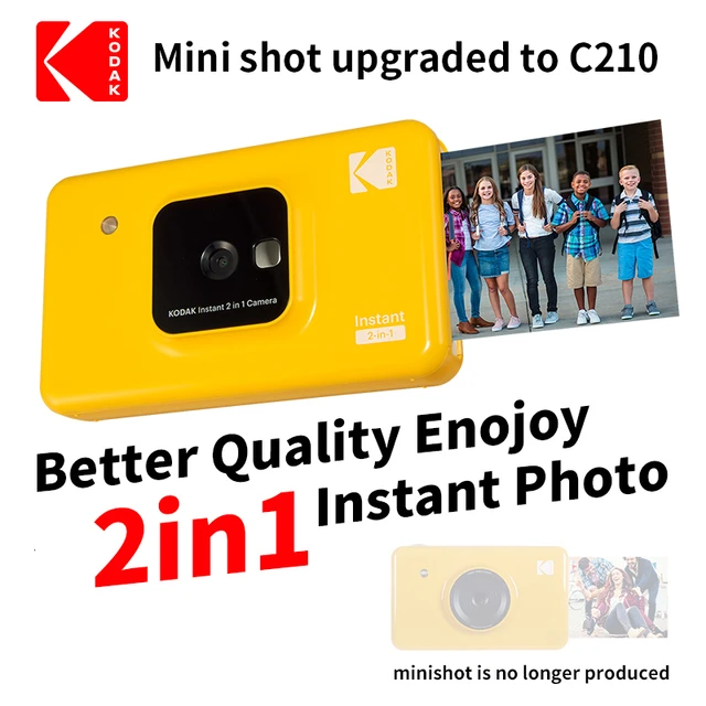 $US $99.20  KODAK Mini Shot 2 In 1 Wireless Instant Digital Camera Social Media Portable Photo Printer LCD Disp