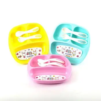 

19.5cm/7.68'' Environmental Protection Polypropylene Children's Tableware Set Baby Cartoon Bowl Kids Dinner Plate 2-6Yw