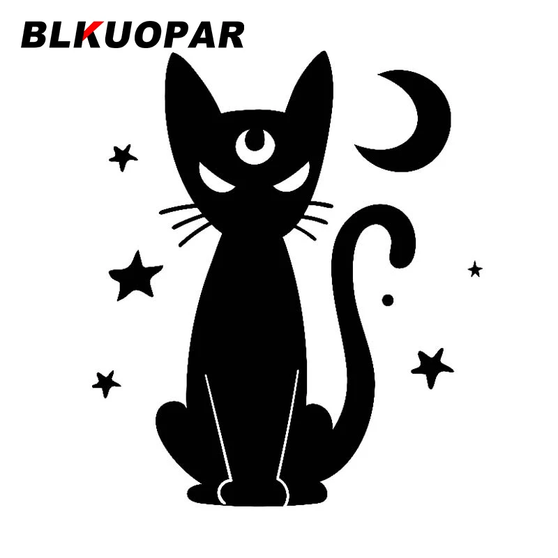 

Автомобильная виниловая наклейка BLKUOPAR для Сейлор Мун, водонепроницаемая наклейка на лобовое стекло, бампер, багажник автомобиля