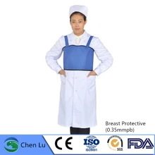 Подлинная медицинская рентгеновская защита груди защитный свинцовый жилет пациента медицинский ионизирующий защитный 0,35 mmpb свинцовый жилет