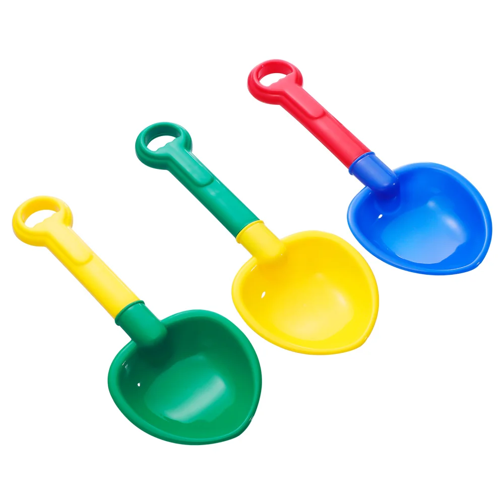 TOYANDONA 4pcs Sand Shovel Scoop Beach Toys Plastic Sand Scoop Toys Beach Sand Shovel Toys with Bright Color for Kids 