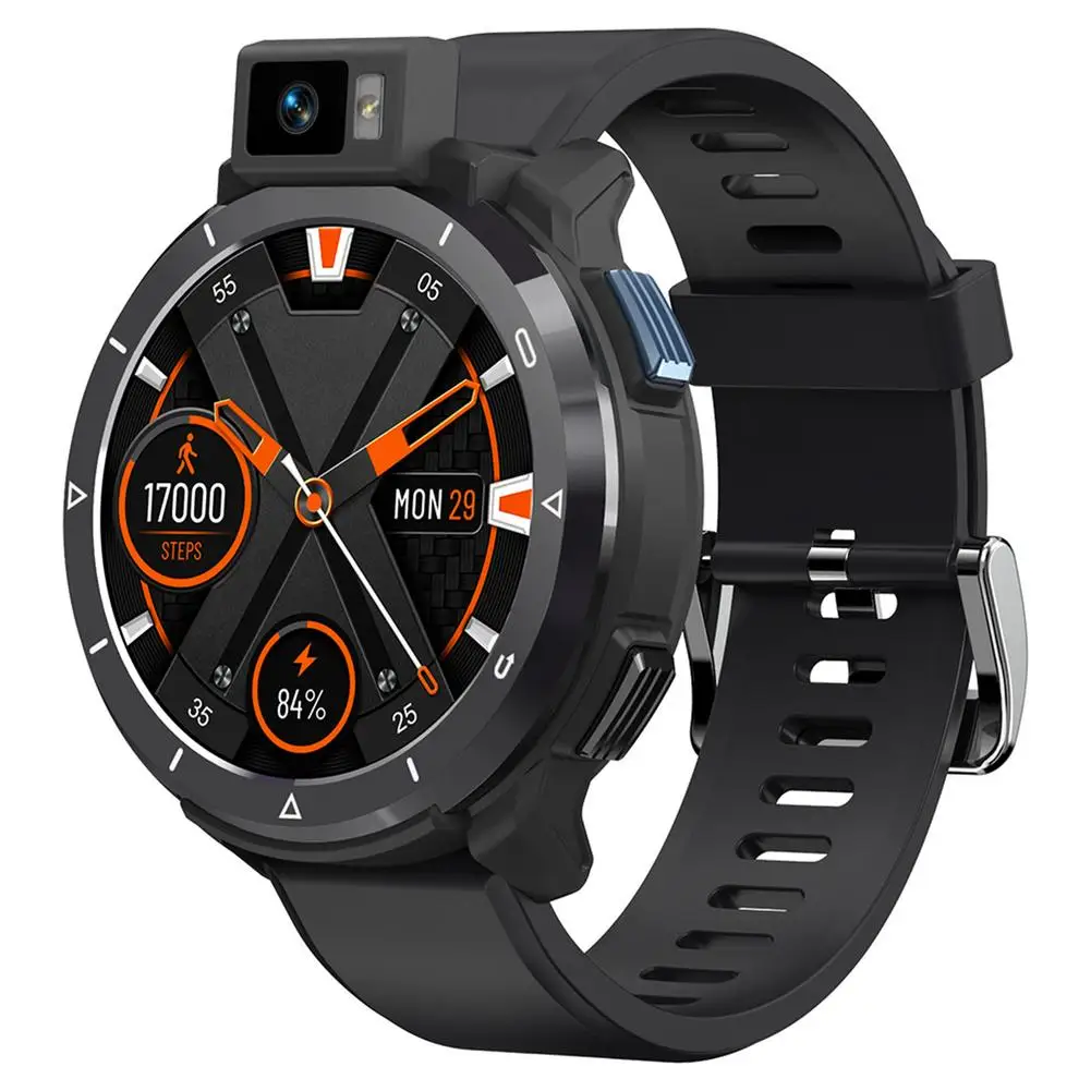 Смарт-часы KOSPET Optimus Pro 4G LTE 32 ГБ GPS SIM камера 8 МП двойная система Wi-Fi BT4.0 IP67