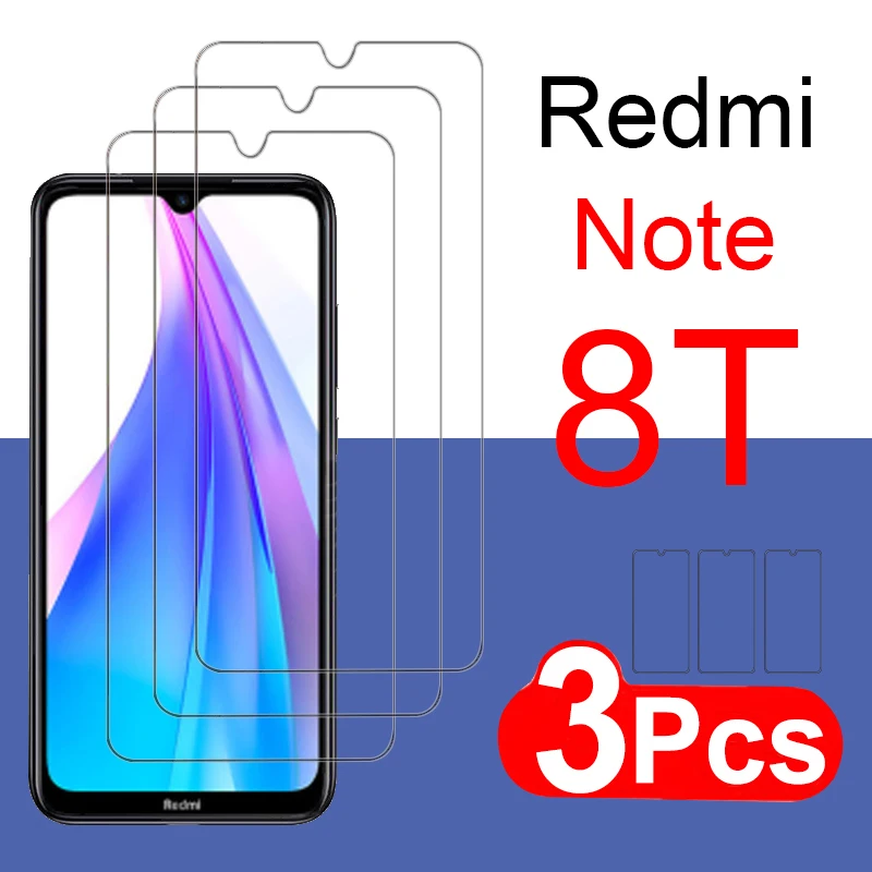 3 предмета в комплекте Защитное стекло для xiaomi redmi note 8 t note8t t8 протектор экрана kisomi