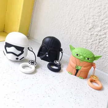 

Cute Cartoon Wireless Bluetooth Earphone Case For Apple AirPods Silicone Charging Headphones Cases For Airpods Protective Cover