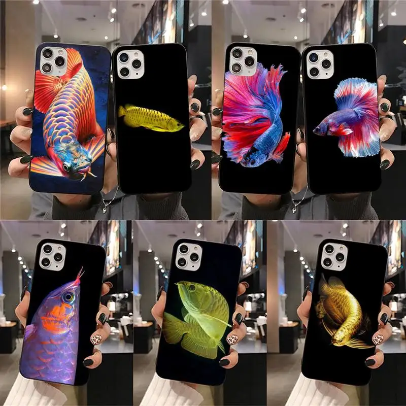 

Colorful Arowana Phone Case Cover for iPhone 11 pro XS MAX 8 7 6 6S Plus X 5S SE 2020 XR case