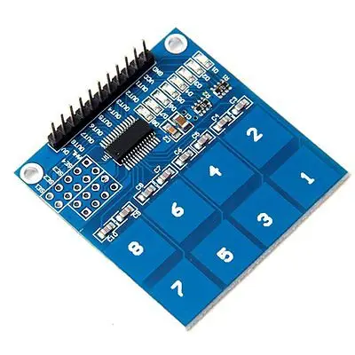 

TTP226 8 Channel Digital Touch Sensor Module Capacitive Touch Switch diy electronics