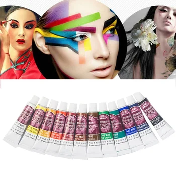 

Colorful Body Painting Crayon 12 Colors Oil Painting Makeup Pigment Kids Halloween Face Body Paint Set Face Painting Color Pen