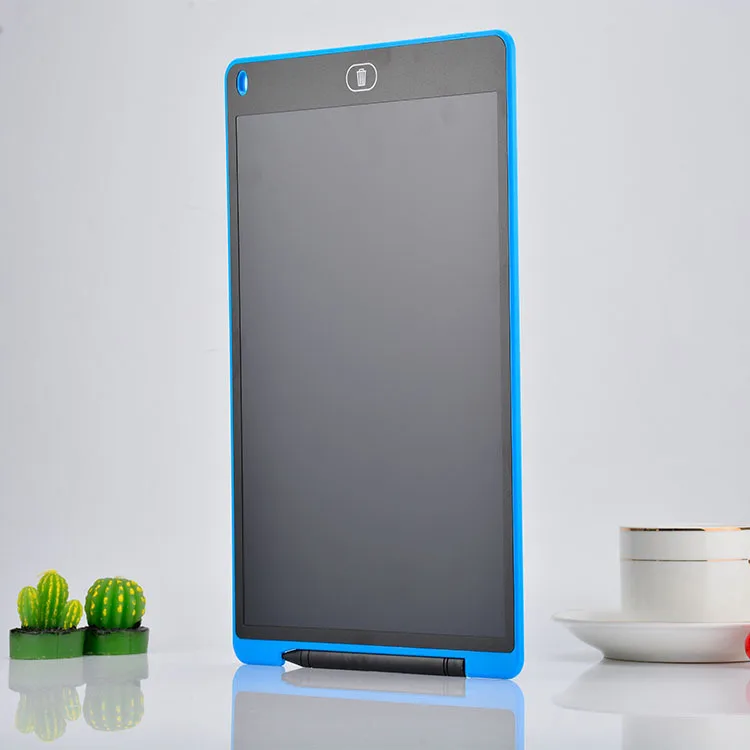 Mini Magnetic Blackboard Board 12 Inch Electronic Chalkboard for Kids LCD Writing Notebook Flipchart Drawing Flip Chart Tablet