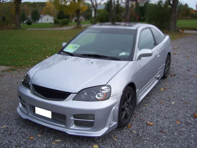 Для Honda Civic 2001-2003 ABS Черная передняя капот сотовая решетка радиатора вентиляционное отверстие отделка 1 шт
