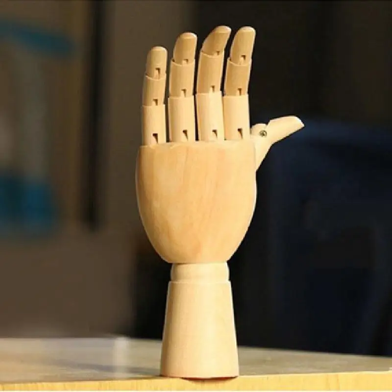 Деревянная мультяшная ручная модель 18 см эскизная человеческая украшение для