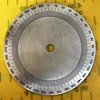 Dial clockwise round piece 360 degree stainless steel measuring instrument 94x8x1 1