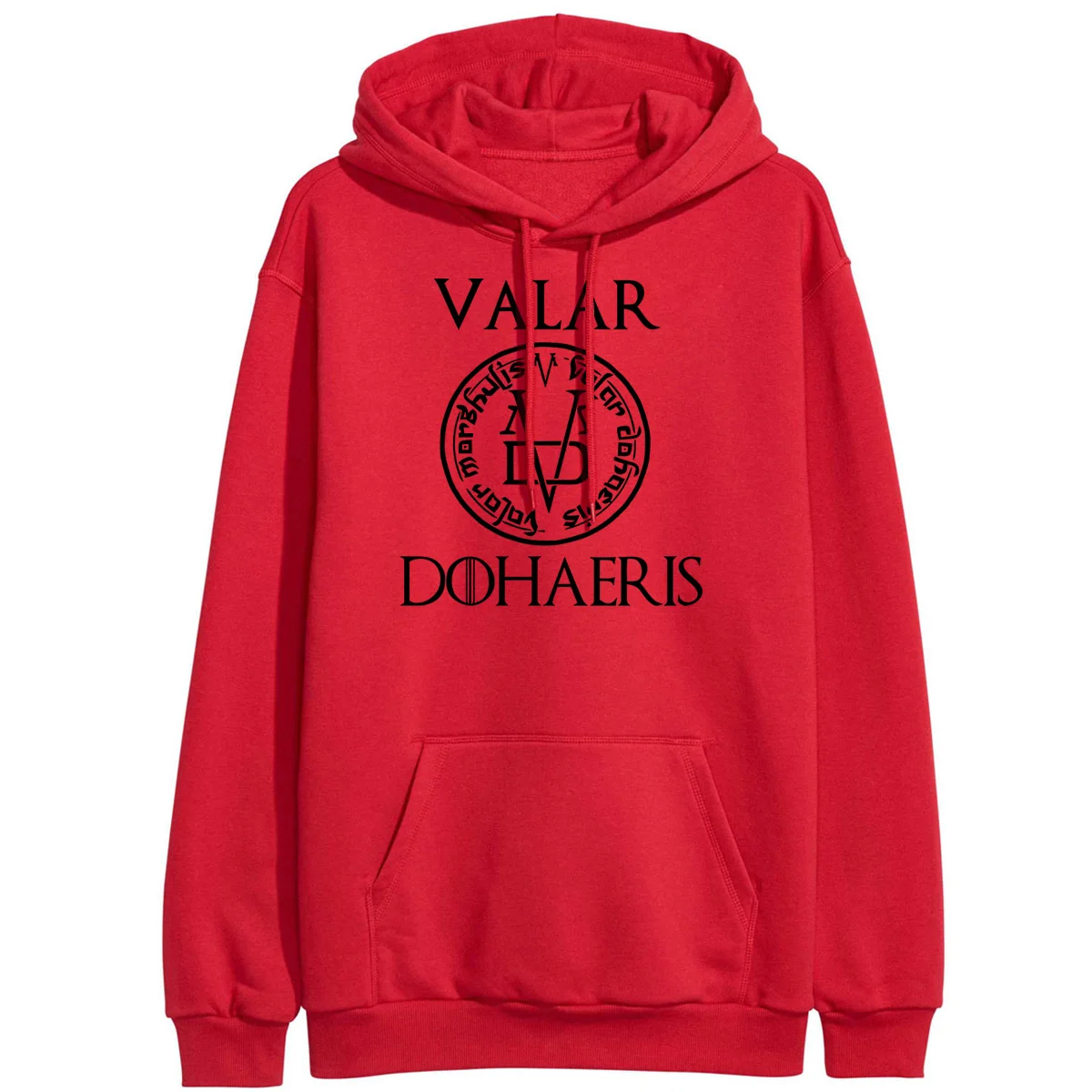 Толстовки с капюшоном для женщин с героями игры престолов, Valar Dohaeris& Valar Morghulis, зимняя флисовая Повседневная Толстовка Harajuku, пуловер с капюшоном