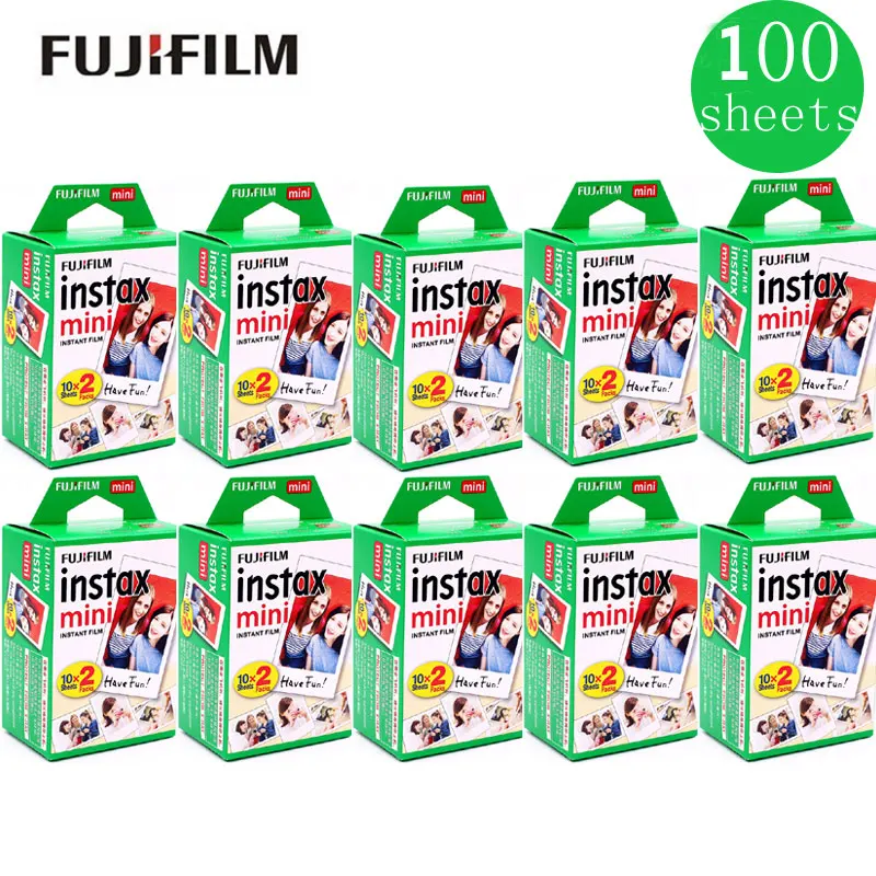Fujifilm Instax Mini 9 пленка белая 3 дюйма 10 листов для Polaroid FUJI Instant Photo camera Mini 9 8 7s 70 90