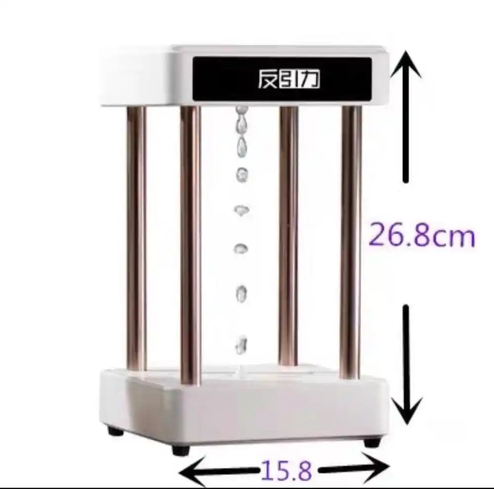 Anti Schwerkraft Schwebenden Wasser Tropfen Zeit Sanduhr Brunnen Lampe Hydra Educational Equipment Aliexpress 