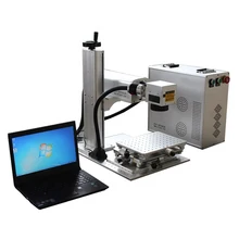 Machine de marquage laser à fibre optique, impression couleur, prix 20w 50w, Mopa ou Q source