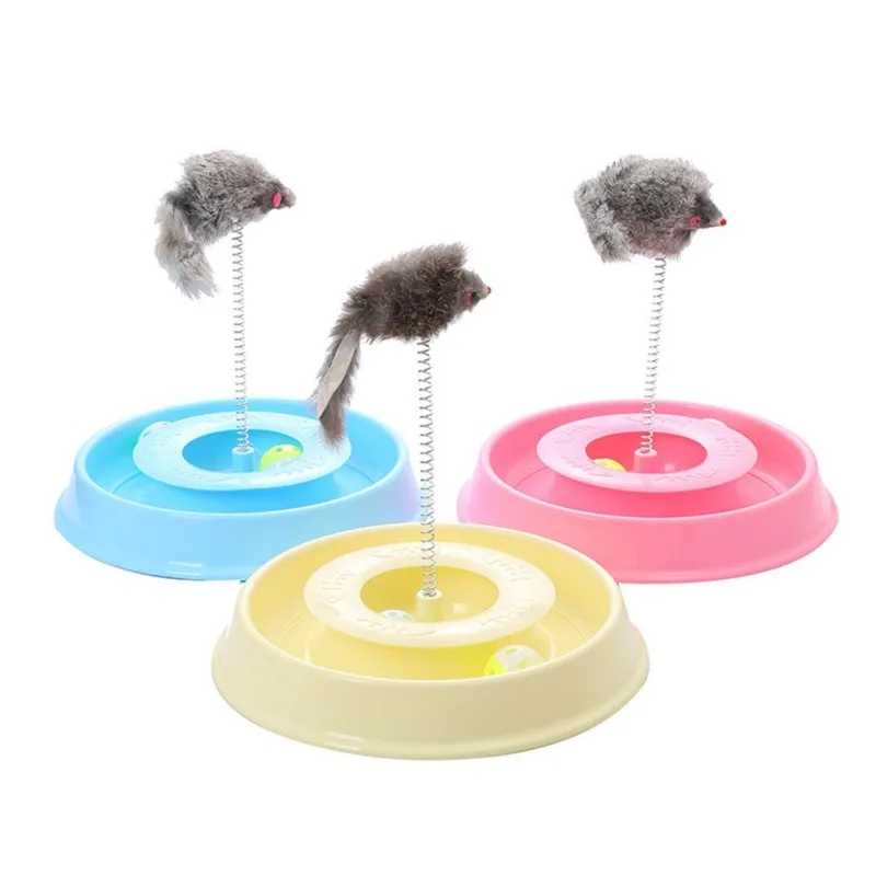 Игрушка для кошек и мышек, привлекательная для кошек, кошек, весенний гофрированный колокольчик, забавная игрушка для игр, интерактивные игрушки для игр