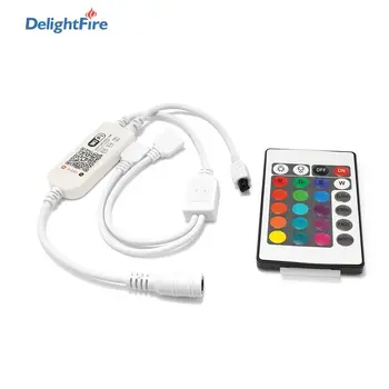 

22/24 Keys IR Remote WIFI Controller 2 Output Ports Controller DC 5V 24V Controller For 5050 2835 RGB LED Strip Lighting