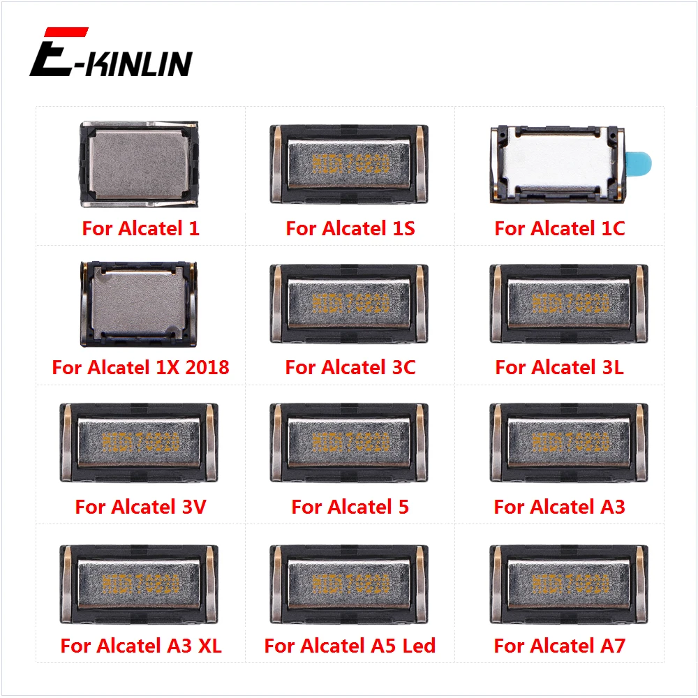 Built-in Earphone Earpiece Top Ear Speaker For Alcatel 1 1S 1C 1X 3C 3L 3V 5 A3 XL A5 Led A7 2018 photo