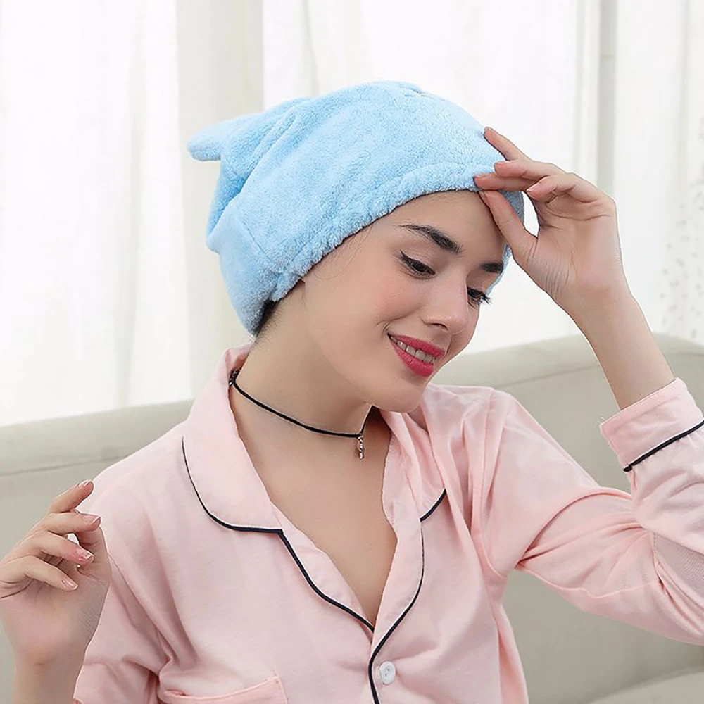 DIDIHOU 1 шт. для волос сухая шапка из микрофибры полотенце для волос тюрбан шапка для быстрой сушки волос обернутое полотенце женское банное полотенце дропшиппинг