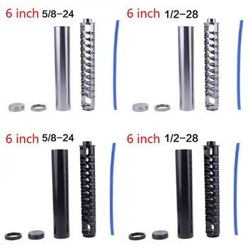 

6 inch extension Spiral 1/2-28 or 5/8-24 Alloy Fuel Filter Single Core for NaPa 4003 WIX 24003 Solvent Auto Parts