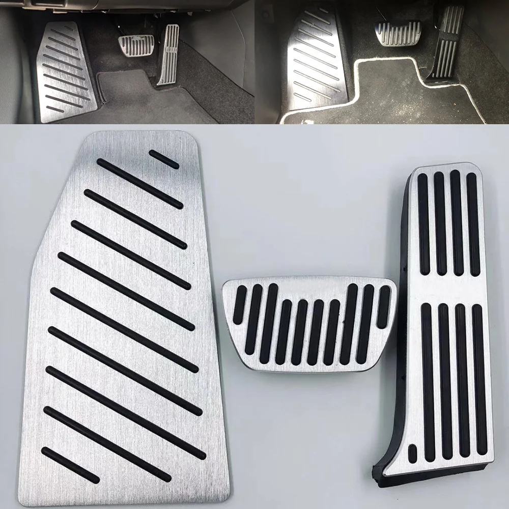 Pedal Cover car accessories pedal cover For Toyota RAV4 RAV-4 AT Automatic Accelerator Brake Fuel Pedal Cover Car Accesories