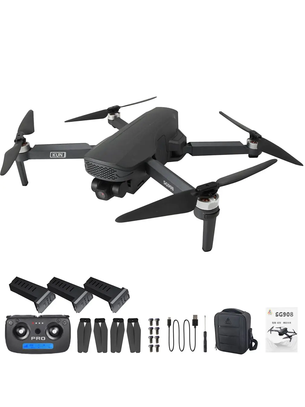 US $117.79 2021 NEW SG908 GPS Drone with 4K HD Camera 3Axis Gimbal WiFi FPV Profesional Foldable Quadcopter distance 12km VS SG906 MAX
