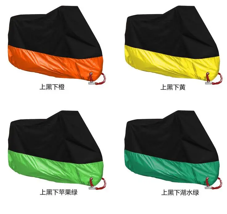 M L XL 2XL 3XL 4XL, универсальный чехол для мотоцикла, водонепроницаемый, велосипедный, солнцезащитный, непромокаемый, чехол для улицы, 14 цветов