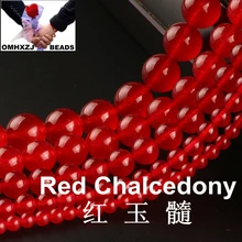 OMHXZJ 6 8 10 мм натуральный камень сердолик нефрит свободные бусины выбор Размер ювелирных изделий ZZ76