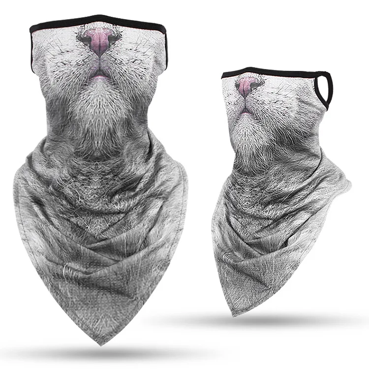 小灰兔【挂耳三角巾】_23