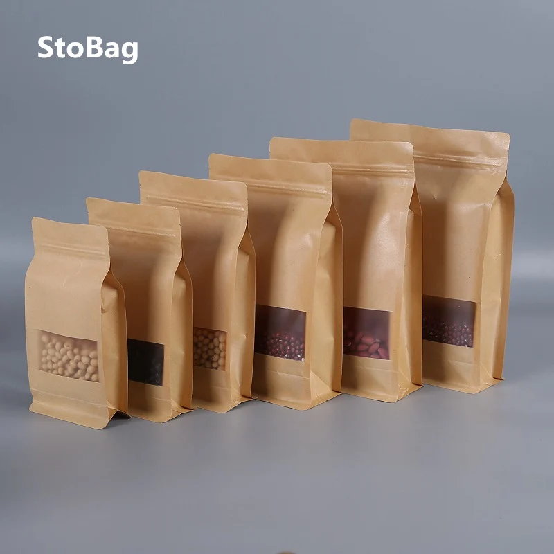 StoBag 50 шт. восьмиугольная герметичная Собачья еда высушенная быстрая матовая