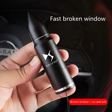 DS SPIRIT – marteau de sécurité pour voiture, brise vitre, coupe ceinture de sécurité, outil d'urgence pour voiture